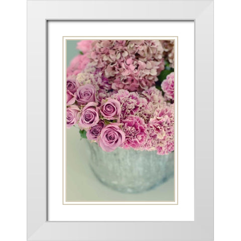 Full of Beauty White Modern Wood Framed Art Print with Double Matting by Gardner, Sarah