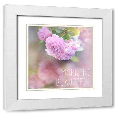 Morning Beautiful White Modern Wood Framed Art Print with Double Matting by Gardner, Sarah