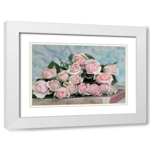 A Gift for Captivation White Modern Wood Framed Art Print with Double Matting by Gardner, Sarah