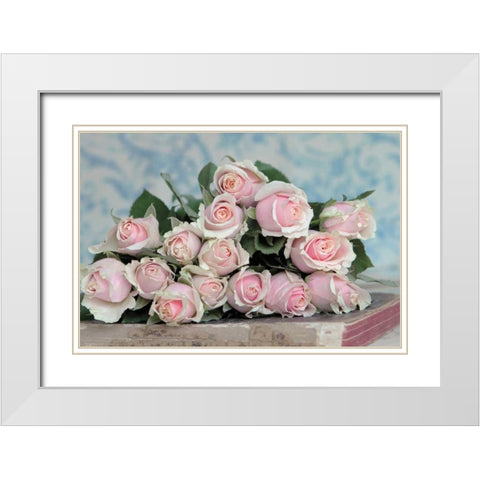 A Gift for Captivation White Modern Wood Framed Art Print with Double Matting by Gardner, Sarah