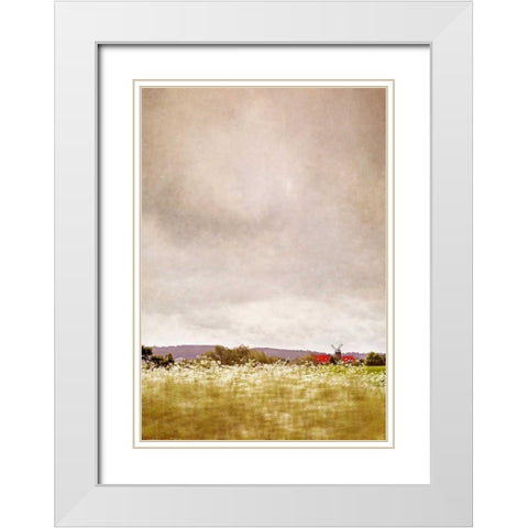 Strength of the Wind White Modern Wood Framed Art Print with Double Matting by Gardner, Sarah