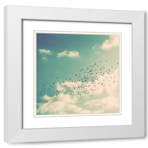 Rest and Away II White Modern Wood Framed Art Print with Double Matting by Saghini, Lisa Hill