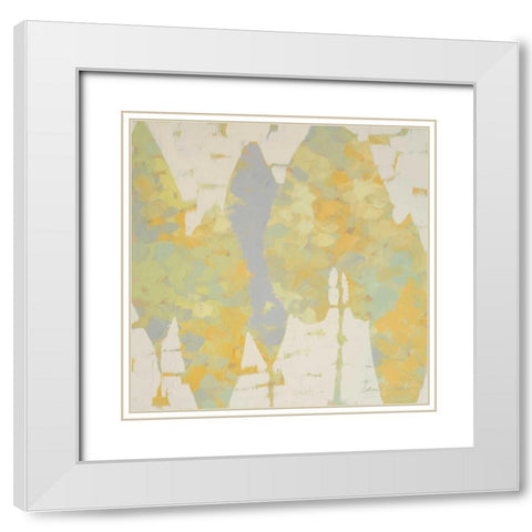 Sunlit Marsh I White Modern Wood Framed Art Print with Double Matting by Loreth, Lanie