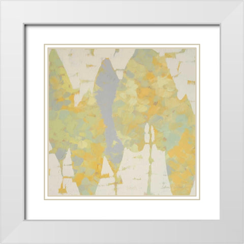 Sunlit Marsh I White Modern Wood Framed Art Print with Double Matting by Loreth, Lanie