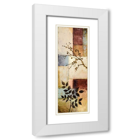 Through the Seasons III White Modern Wood Framed Art Print with Double Matting by Marcon, Michael