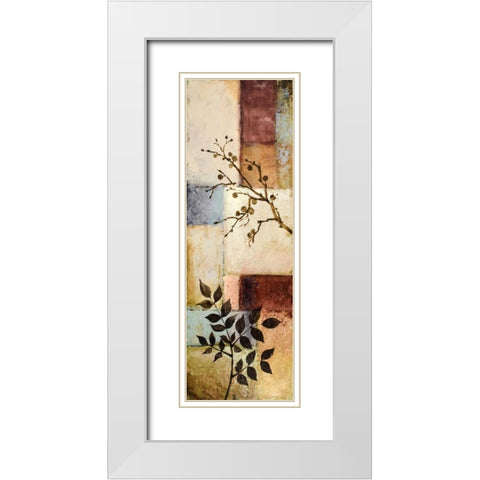 Through the Seasons III White Modern Wood Framed Art Print with Double Matting by Marcon, Michael