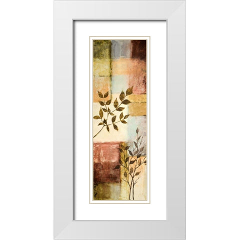 Through the Seasons I White Modern Wood Framed Art Print with Double Matting by Marcon, Michael