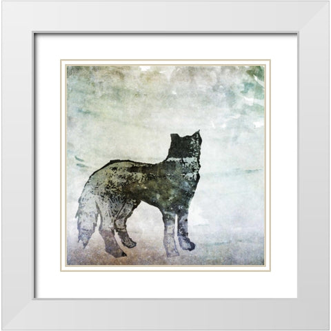 Wildlife on Site II White Modern Wood Framed Art Print with Double Matting by Biscardi, Nicholas
