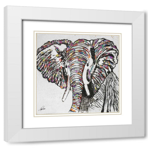 Serengeti Plains II White Modern Wood Framed Art Print with Double Matting by Ritter, Gina