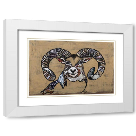 Serengeti Wildlife IV White Modern Wood Framed Art Print with Double Matting by Ritter, Gina