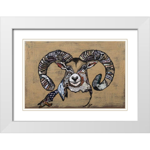 Serengeti Wildlife IV White Modern Wood Framed Art Print with Double Matting by Ritter, Gina