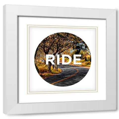 Active Type I White Modern Wood Framed Art Print with Double Matting by Nawrocke, Bruce