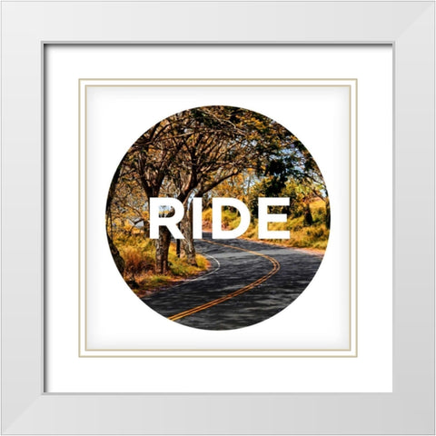 Active Type I White Modern Wood Framed Art Print with Double Matting by Nawrocke, Bruce