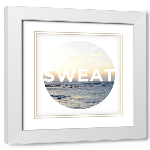 Active Type III White Modern Wood Framed Art Print with Double Matting by Nawrocke, Bruce