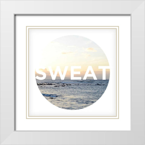 Active Type III White Modern Wood Framed Art Print with Double Matting by Nawrocke, Bruce