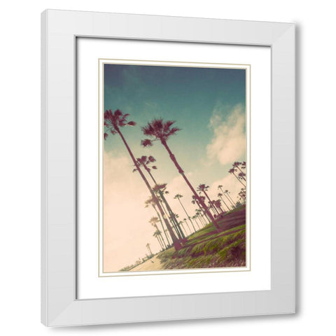 Venice Beach Fun White Modern Wood Framed Art Print with Double Matting by Navas, Emily