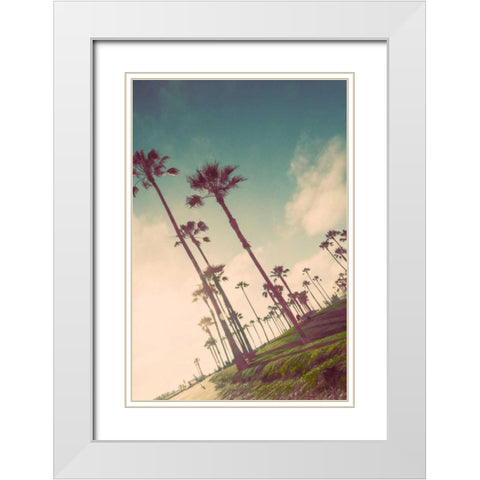 Venice Beach Fun White Modern Wood Framed Art Print with Double Matting by Navas, Emily