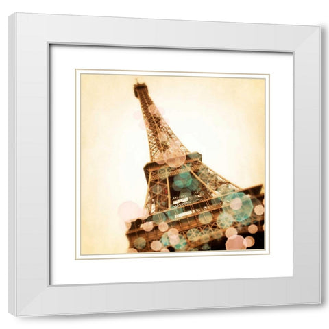 French Glow I White Modern Wood Framed Art Print with Double Matting by Navas, Emily