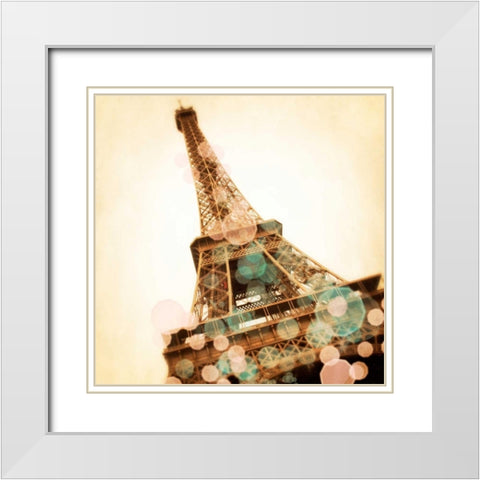 French Glow I White Modern Wood Framed Art Print with Double Matting by Navas, Emily