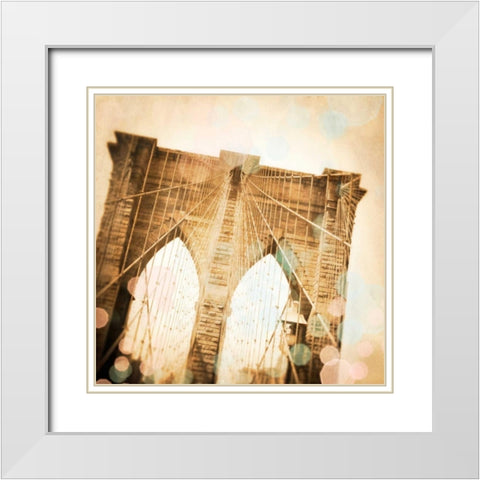 French Glow II White Modern Wood Framed Art Print with Double Matting by Navas, Emily