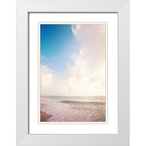 The Sea White Modern Wood Framed Art Print with Double Matting by Bryant, Susan
