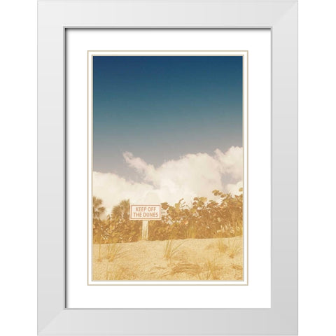 The Dunes White Modern Wood Framed Art Print with Double Matting by Bryant, Susan