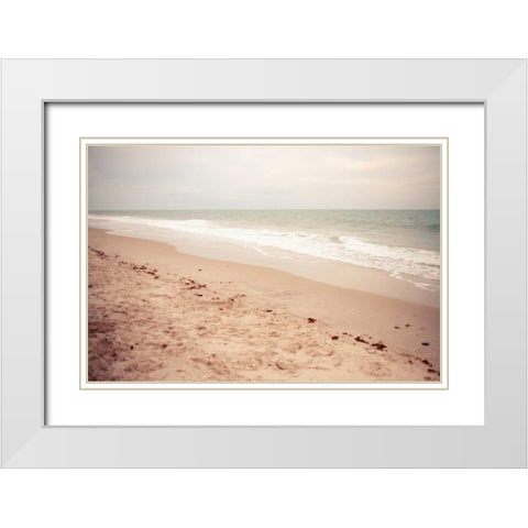 Ocean Air White Modern Wood Framed Art Print with Double Matting by Bryant, Susan