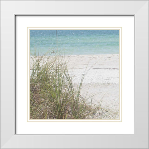 Ocean Air I White Modern Wood Framed Art Print with Double Matting by Bryant, Susan