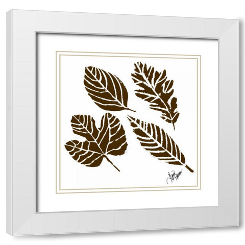 Rustic Birch Trail Accent I White Modern Wood Framed Art Print with Double Matting by Ritter, Gina
