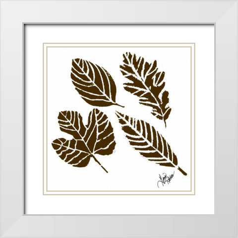 Rustic Birch Trail Accent I White Modern Wood Framed Art Print with Double Matting by Ritter, Gina
