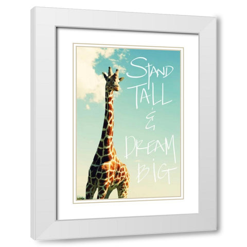 Stand Tall White Modern Wood Framed Art Print with Double Matting by Bryant, Susan