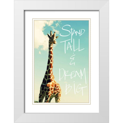 Stand Tall White Modern Wood Framed Art Print with Double Matting by Bryant, Susan