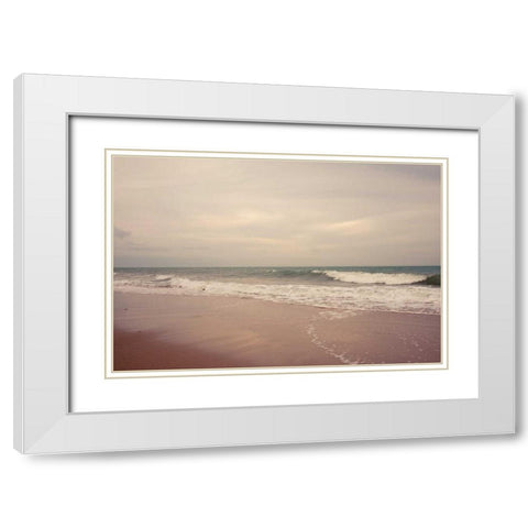 Ocean Afternoon II White Modern Wood Framed Art Print with Double Matting by Bryant, Susan