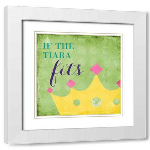 Big Deal II White Modern Wood Framed Art Print with Double Matting by SD Graphics Studio