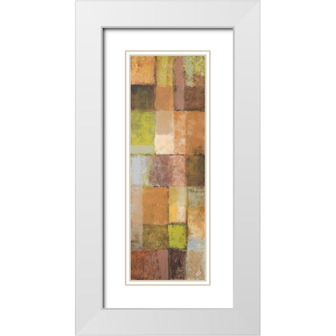 Autumn Mixtures II White Modern Wood Framed Art Print with Double Matting by Marcon, Michael