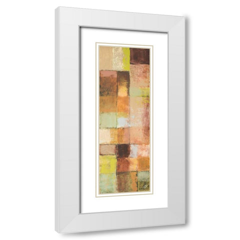 Autumn Mixtures III White Modern Wood Framed Art Print with Double Matting by Marcon, Michael