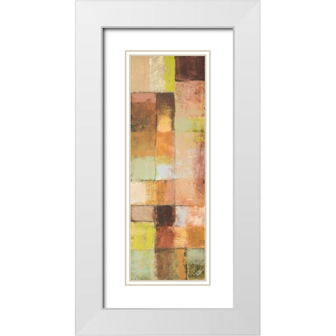 Autumn Mixtures III White Modern Wood Framed Art Print with Double Matting by Marcon, Michael