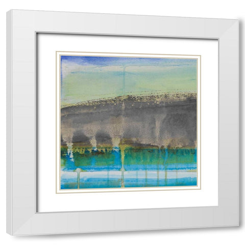 Fahai Gray I White Modern Wood Framed Art Print with Double Matting by Loreth, Lanie