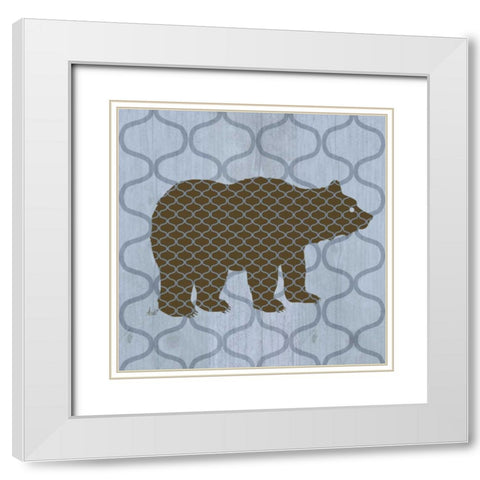 Rustic Nature III White Modern Wood Framed Art Print with Double Matting by Metz, Andi