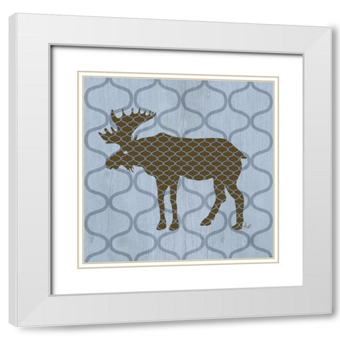 Rustic Nature II White Modern Wood Framed Art Print with Double Matting by Metz, Andi