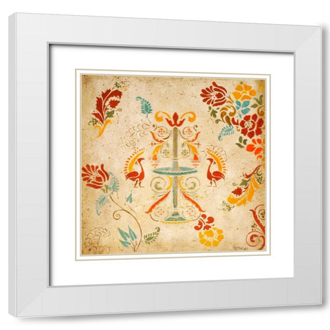 Bohemian Walk in the Park White Modern Wood Framed Art Print with Double Matting by Ritter, Gina