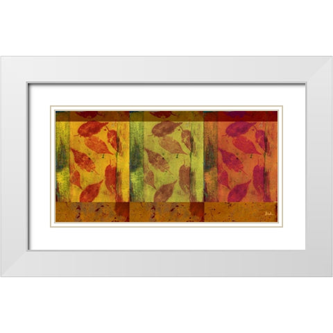 Organic Feast I White Modern Wood Framed Art Print with Double Matting by Pinto, Patricia