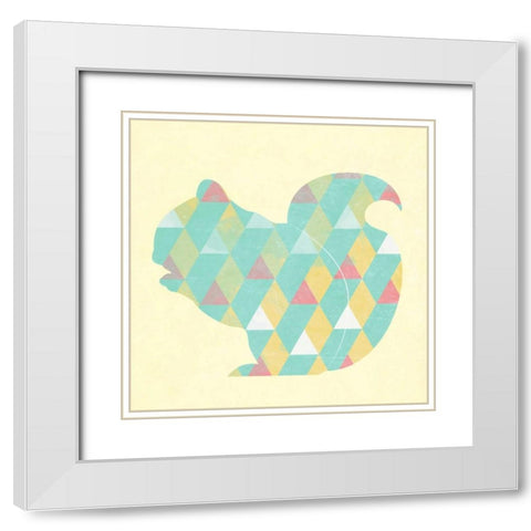 Patterned Nature I White Modern Wood Framed Art Print with Double Matting by Studio, Sd Graphics