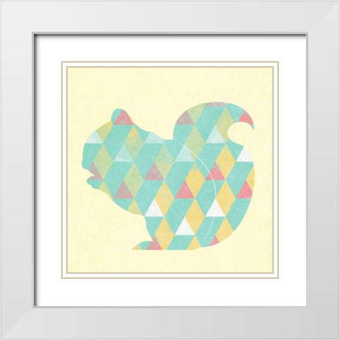 Patterned Nature I White Modern Wood Framed Art Print with Double Matting by Studio, Sd Graphics