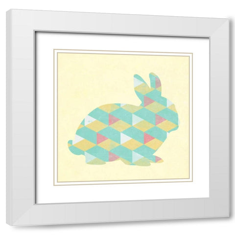 Patterned Nature II White Modern Wood Framed Art Print with Double Matting by Studio, Sd Graphics
