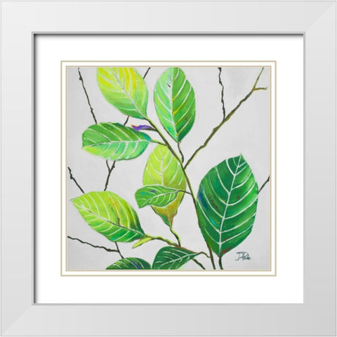 End of Summer II White Modern Wood Framed Art Print with Double Matting by Pinto, Patricia