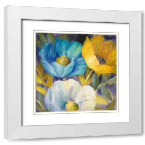 Spring Arrival White Modern Wood Framed Art Print with Double Matting by Loreth, Lanie
