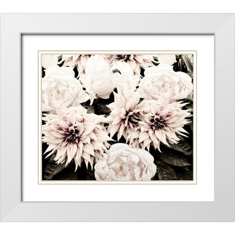 White Washed Garden White Modern Wood Framed Art Print with Double Matting by Navas, Emily