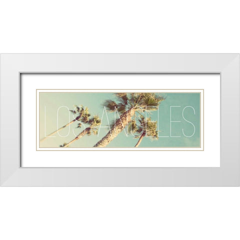 Cali I White Modern Wood Framed Art Print with Double Matting by Navas, Emily