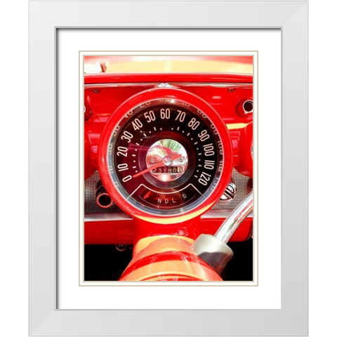 Drive By I White Modern Wood Framed Art Print with Double Matting by Bryant, Susan